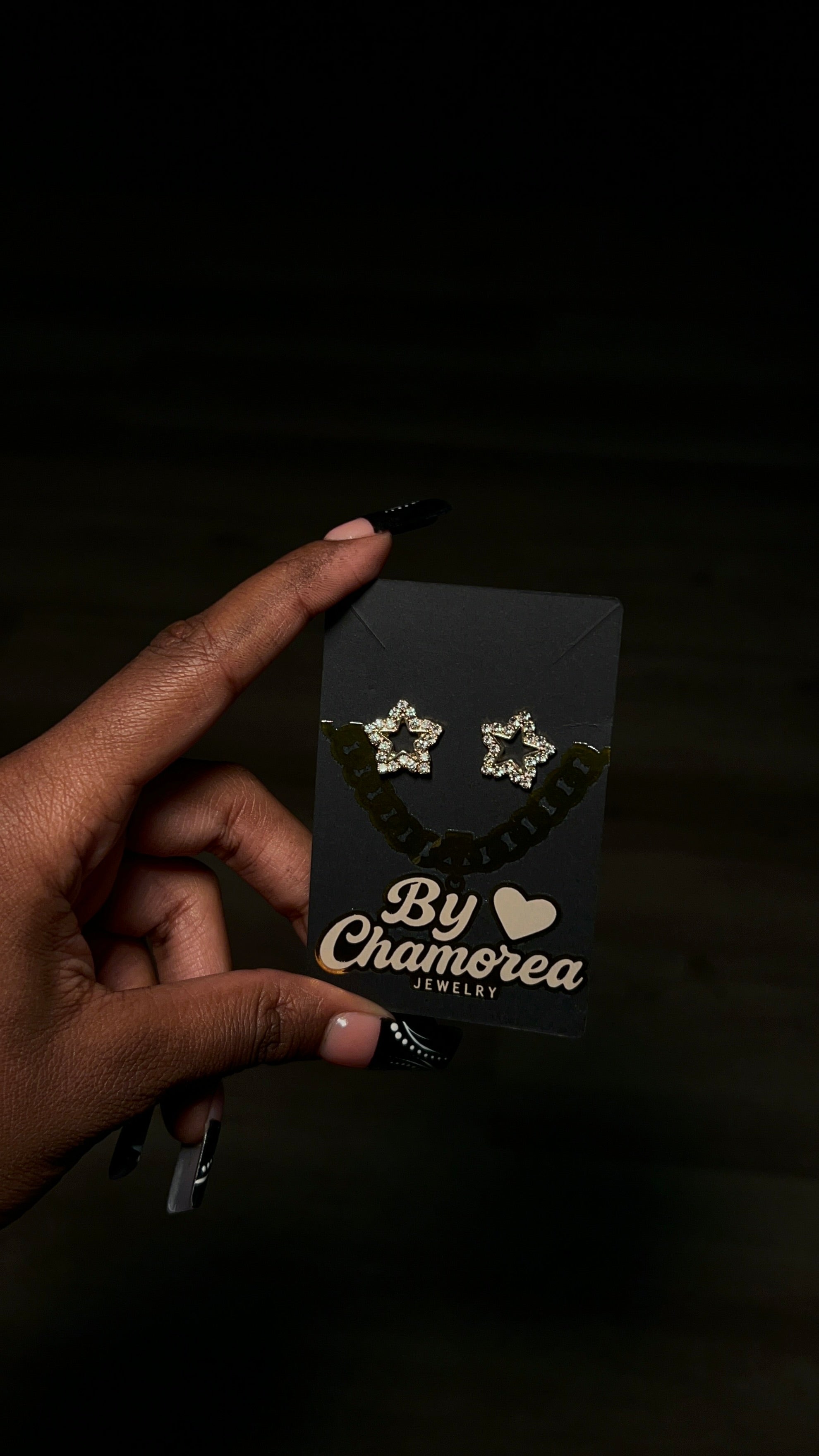 Cz Star Earring