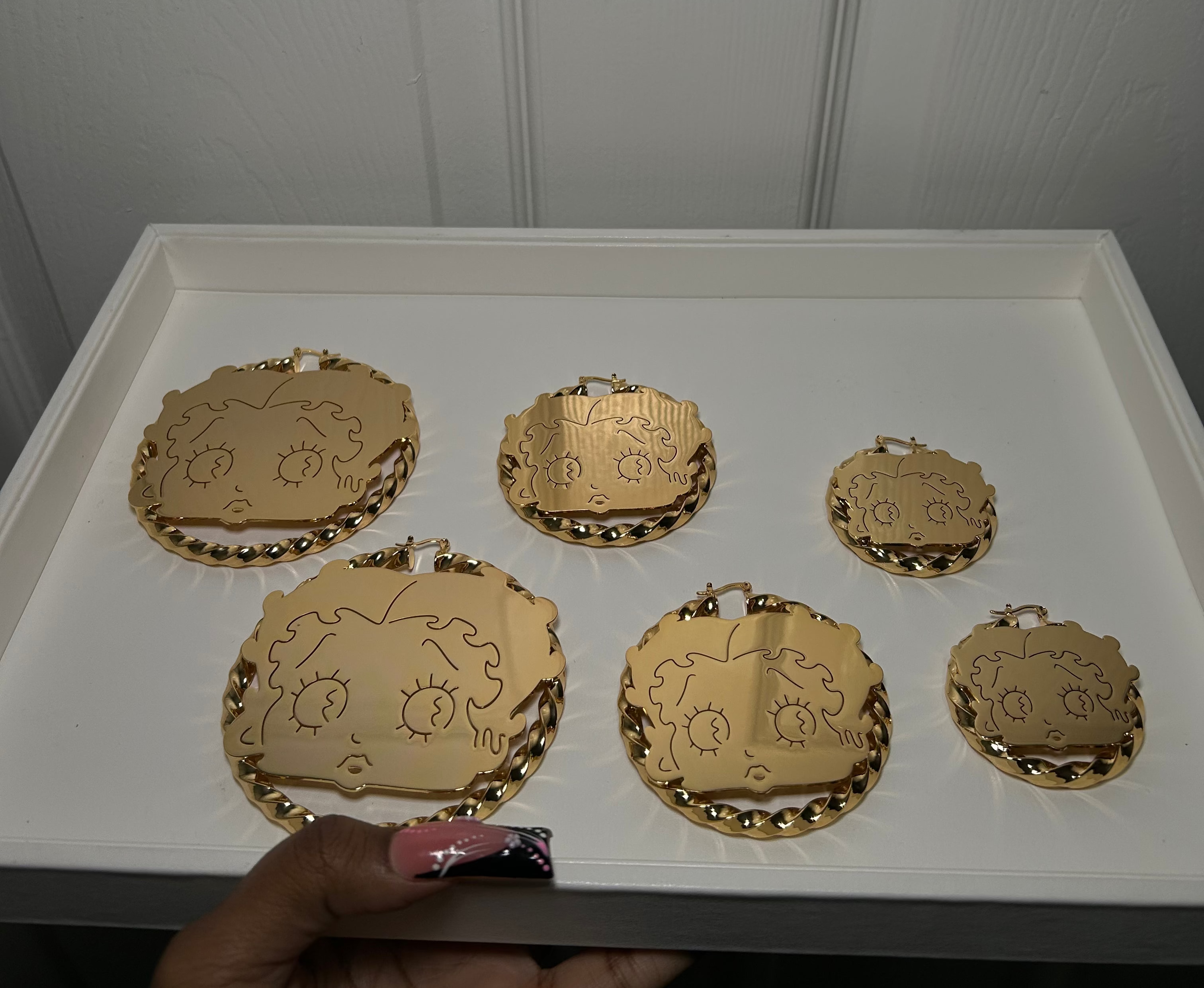 Betty Boop Hoops
