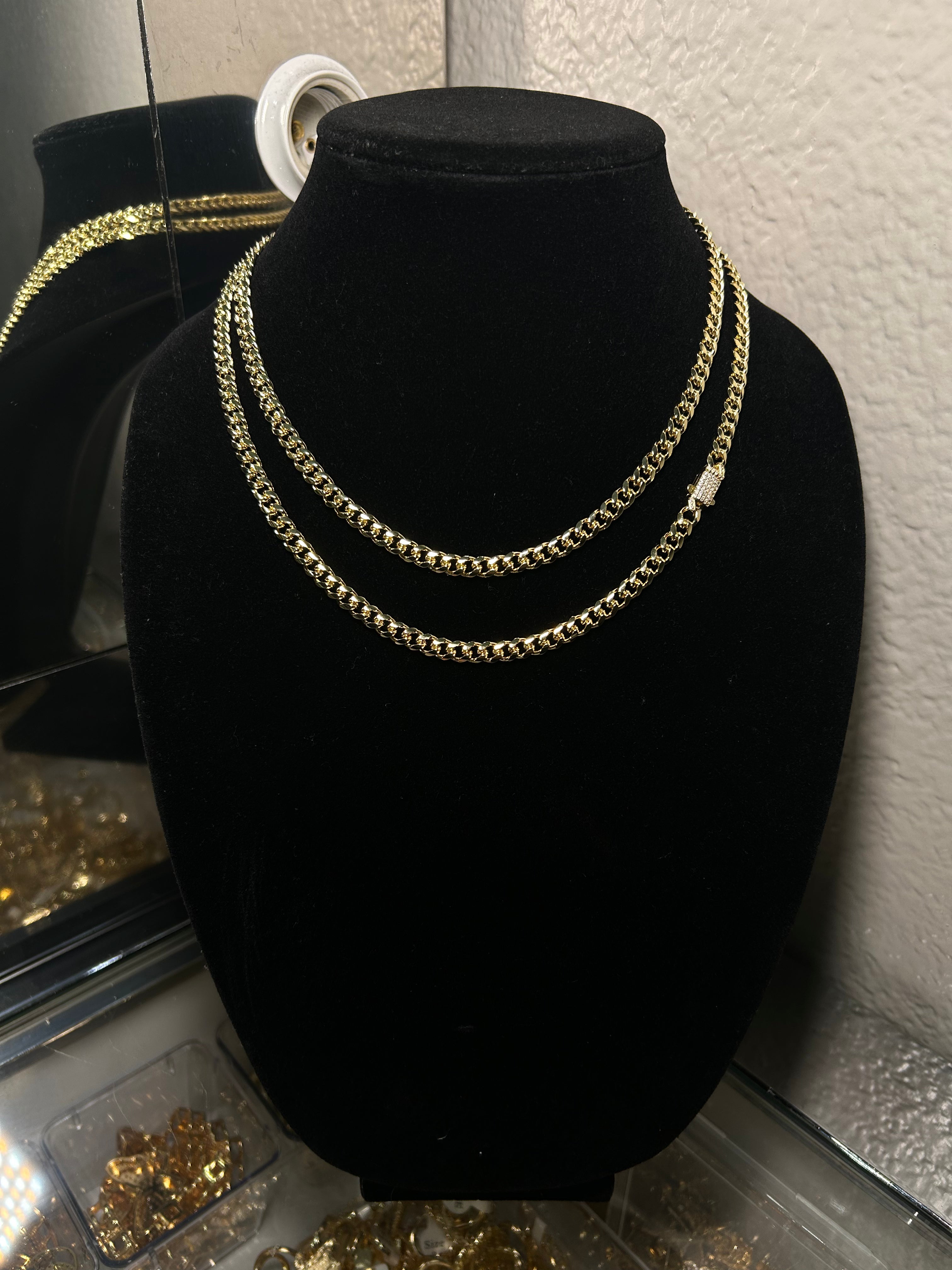 Monaco Lock Cuban Chain 6MM