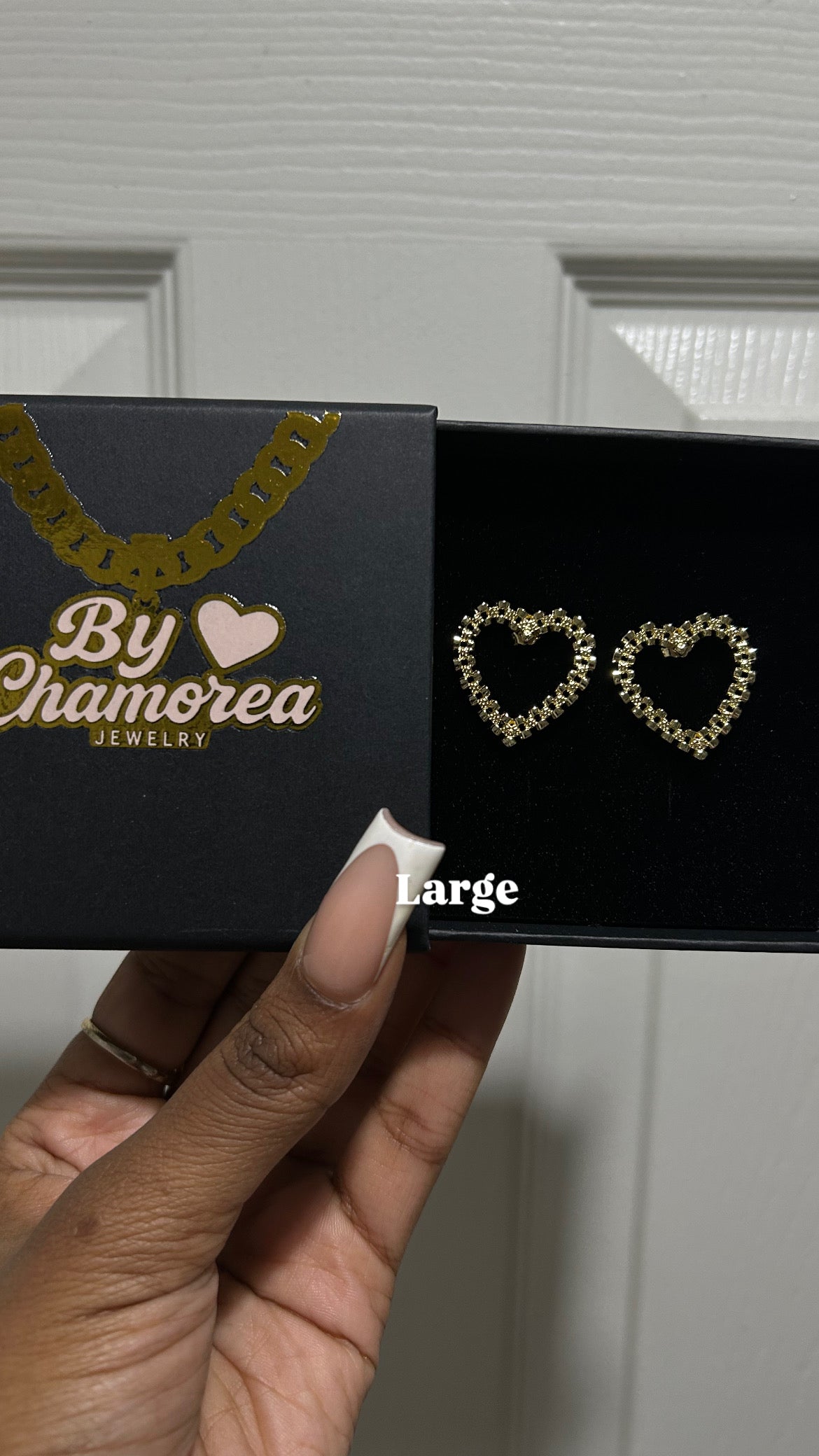 Rolex Heart Earrings