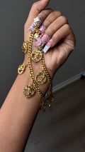 24K Designer Charm Bracelet