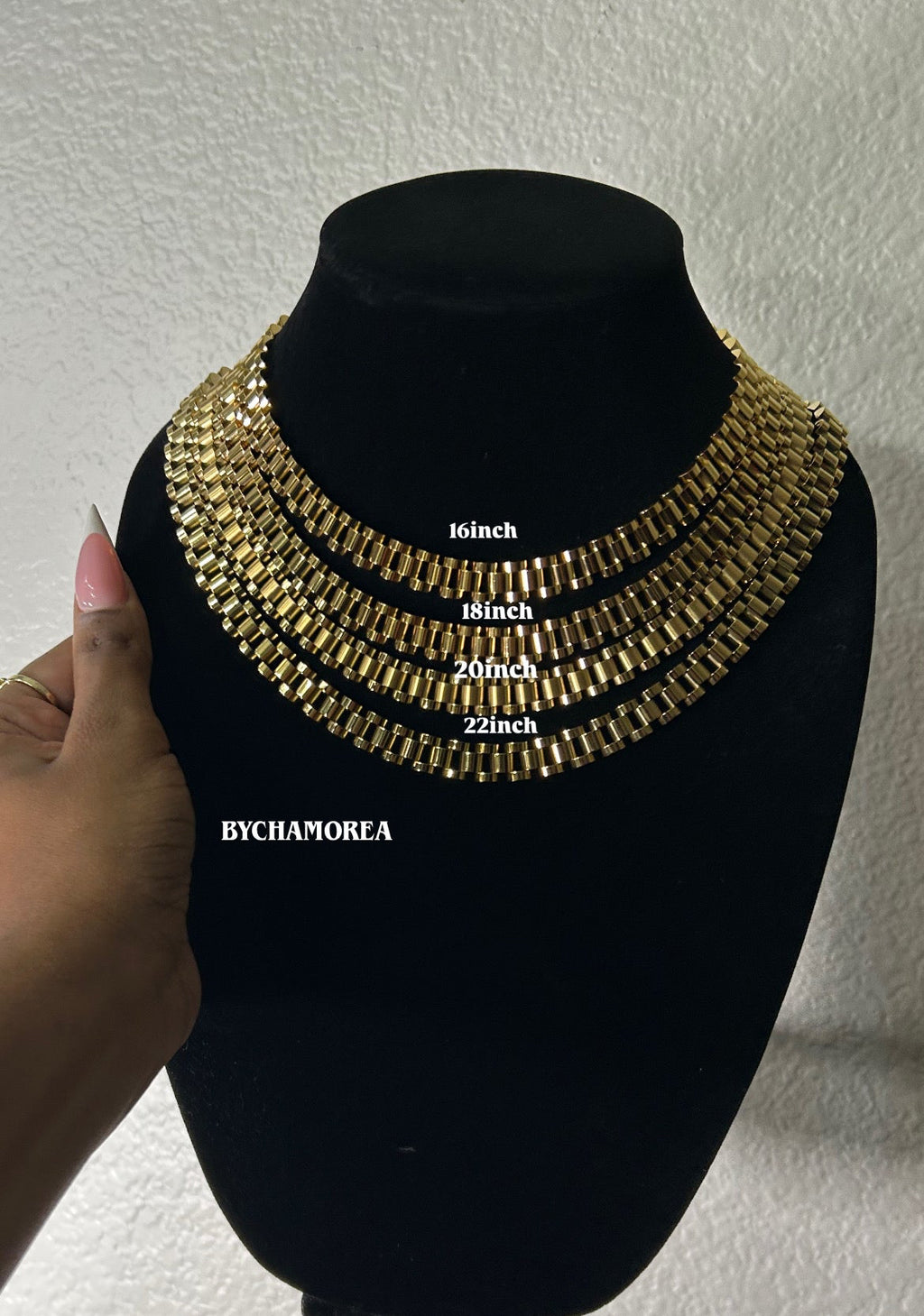 Rolex Chain Sizes Rolex Chain 10MM – ByChamorea