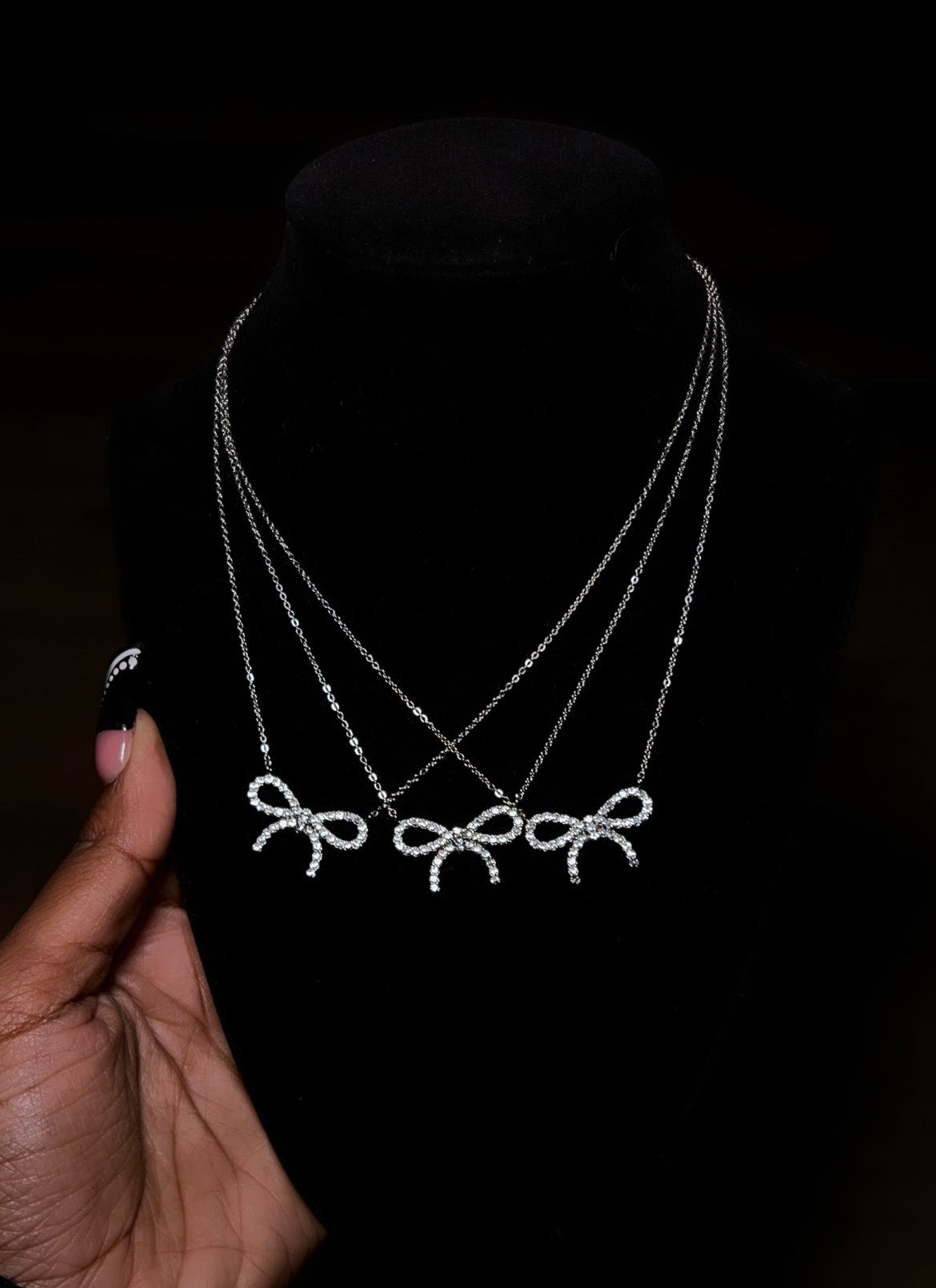 Dainty Bow Chain