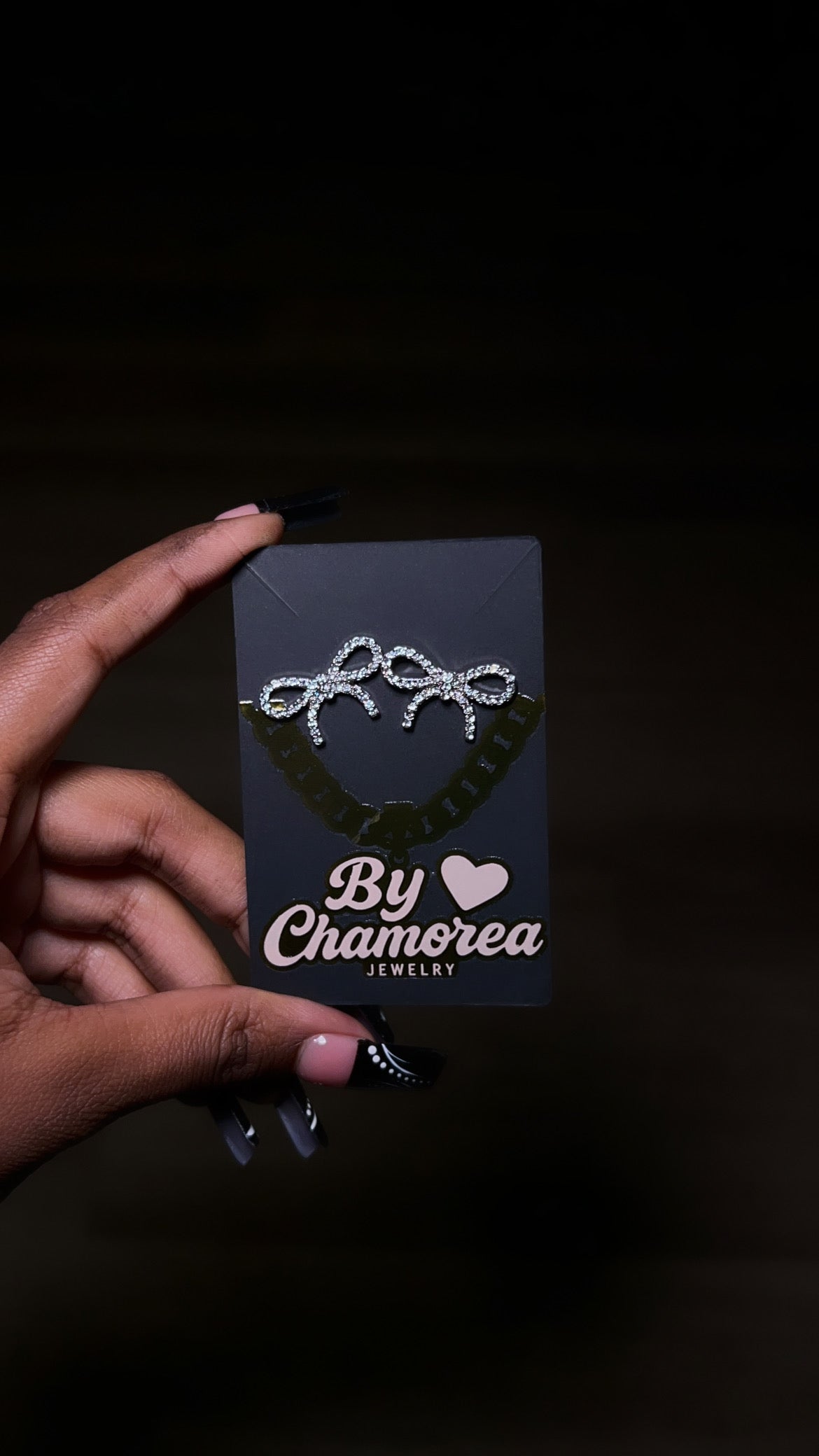 Oversized Dainty Bow Studs