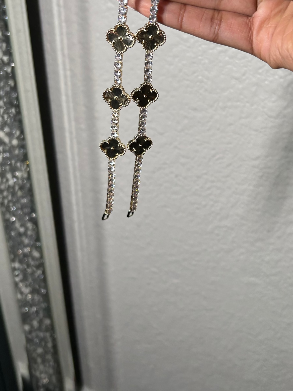 Van Cleef Inspired Rhinestone Bracelet