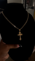 Crucified Jesus Pendant & Chain
