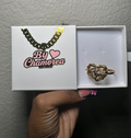 Custom Name Heart Twist Two Finger Ring